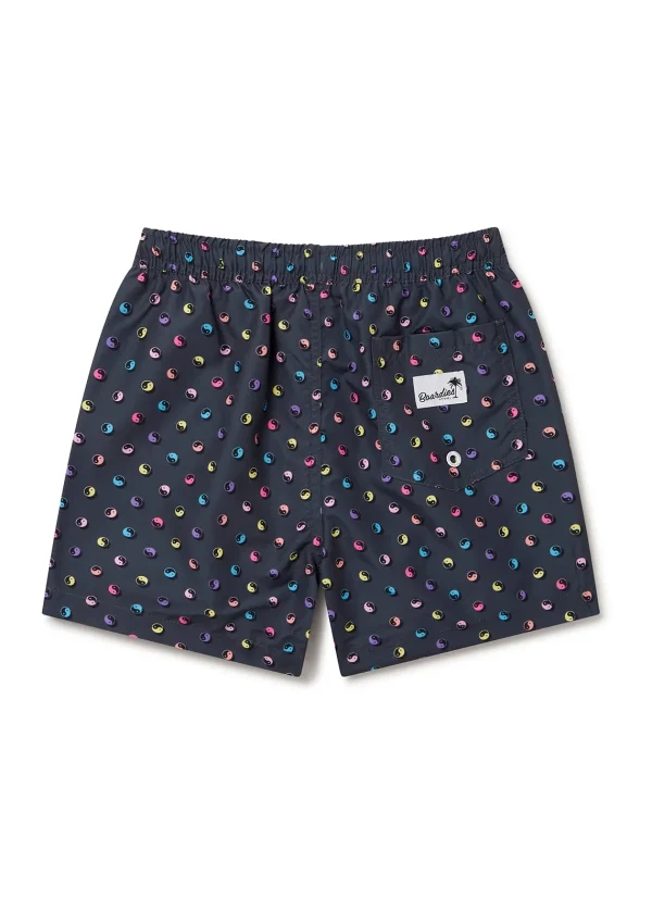 Fashion Kids Polka Yin Yang Neon Boys Swimwear