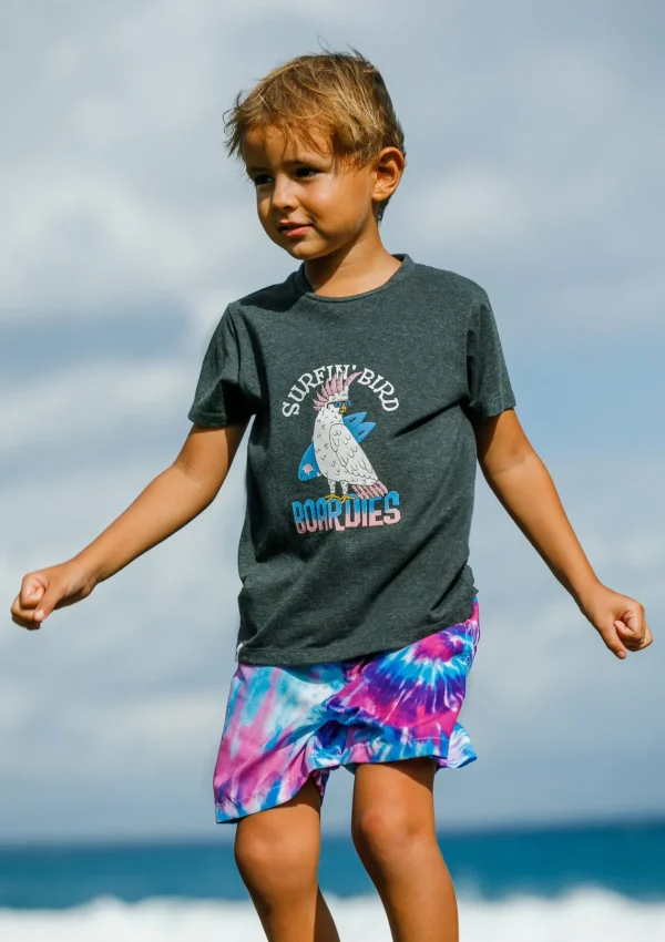 Store Kids Purple Haze Tie Dye Boys Swimwear