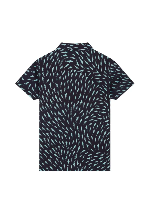 Hot Kids Raeburn Sharks Charcoal Shirt Clothing